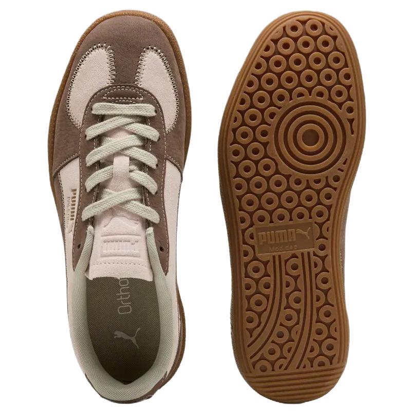 New PUMA Palermo Abrasion Resistant Low top Skateboard Shoes Women's Brown 403349-01