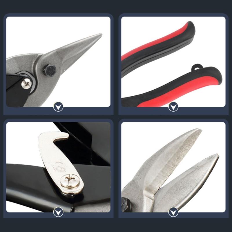 Multifunction Heavy Duty Scissors Electrician Scissors for Cr-V Steel Portable Utility Scissor Left /Right/Straight Scis