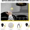 2 PCS Garage Parking Aid, Funny Parking Guide Balls Car Stoppers with Screw Hooks & Cord Locks, Retractable Garage Stop Indicators Universal