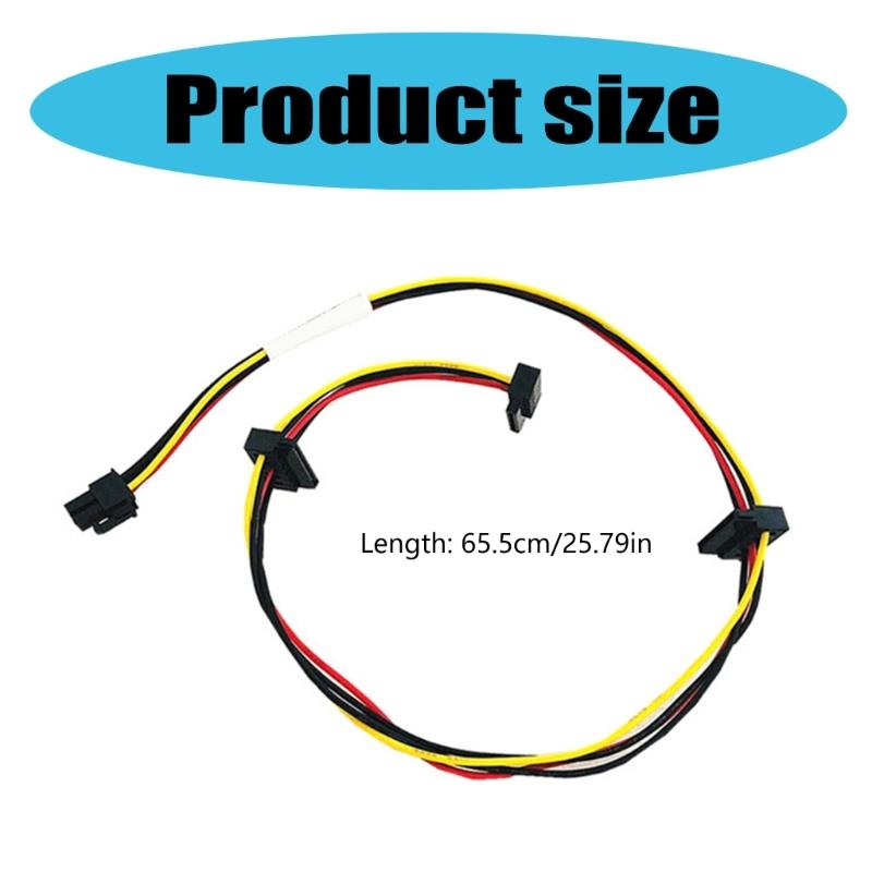 4Pin To 3 Port Power Socket Cable 3 Port Extension For Desktops 6000 6300 8000 8100 8200 Series Mainboard Power Cord