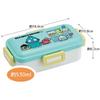 Skater Bento Box 530ml Antibacterial Fluffy Dome Lid For Women Made In Japan Sanrio Hangyodon Comic PFLB6AG