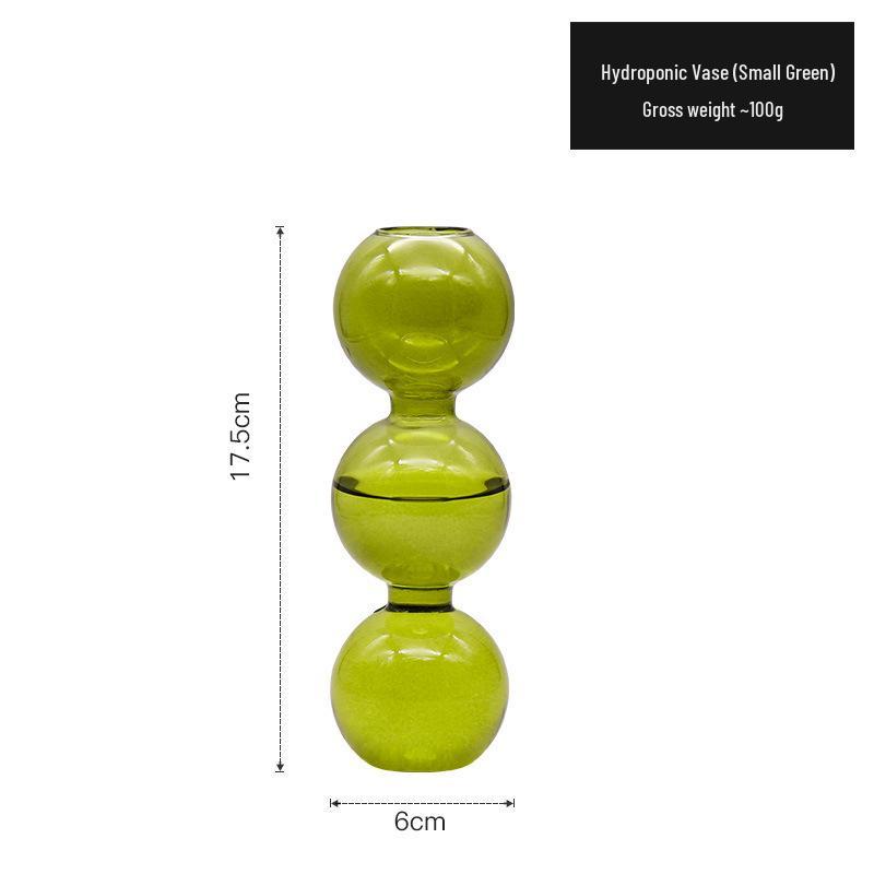 Weixun Korean Bubble Glass Vase - Spherical Hydroponic Flower Decoration Prop