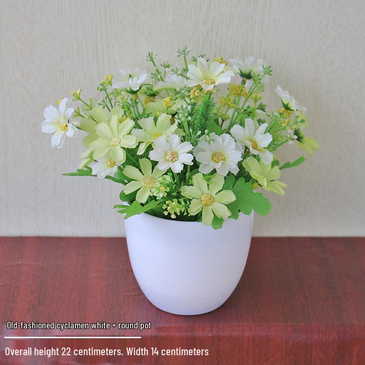 Silk Rose Bonsai: Artificial Flowers & Greenery for Indoor/Outdoor Decor