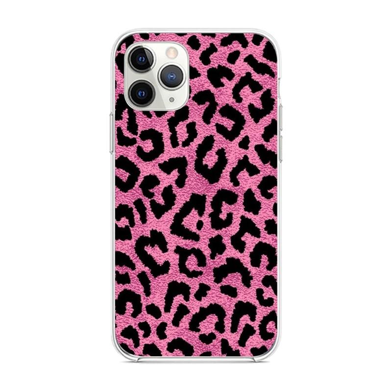 Preppy Aesthetic Cute Pink Phone Case for iPhone 14 13 12 11 XS X 8 7 6 Plus Mini Pro Max SE 2022 Transparent Phone Cover