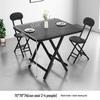 Folding Square Dining Table