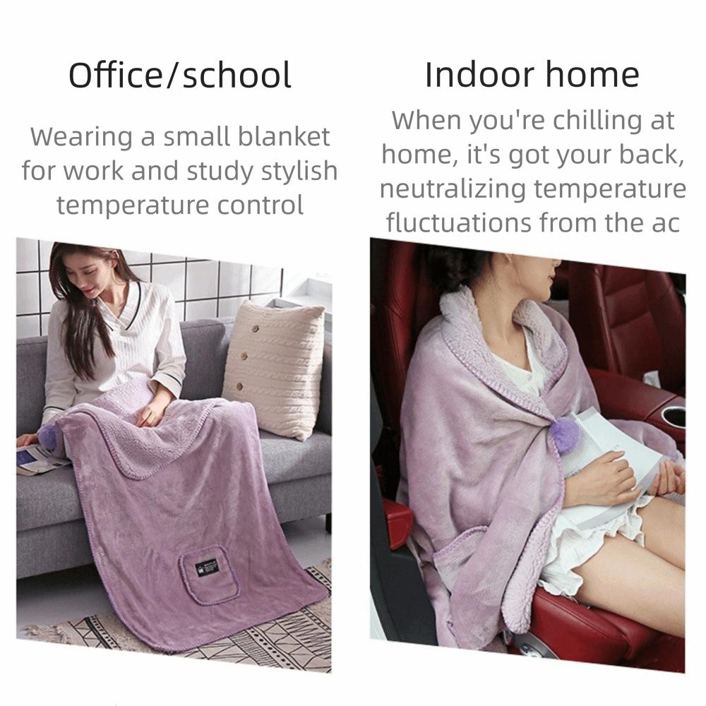 Waschbarer Wärmeschal Verdickter Plüschschal Hochwertige Decke Winter