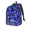 Ein BFDI Amerikanischer Animierter Rucksack für Damen Herren Lässiger Studenten Wander Reise Tagesrucksack Laptop Computer Umhängetasche Langlebig