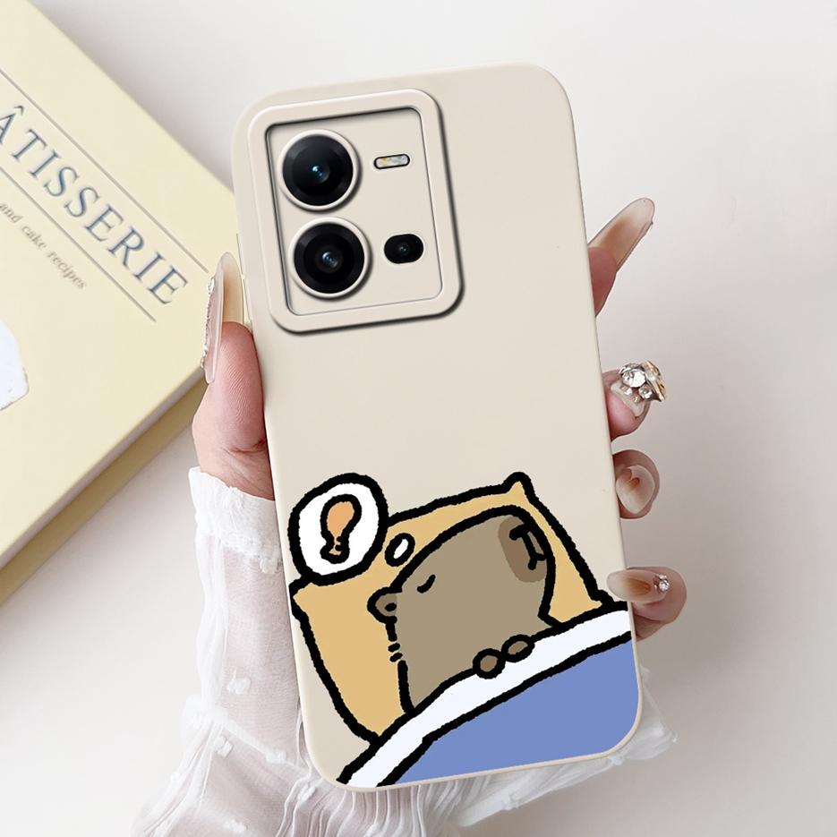 For Vivo V25 5G Case Vivo V25e V2201 V2202 Cute Dog Cartoon Cover Shockproof Phone Case For Vivo V25e V 25 E VivoV25 Soft Fundas