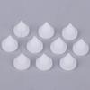 10/50Pcs White Brake Clutch Pedal Stop Pad Brake Switch Limit Pad Pedal Rubber Buckle Plastic Material Automotive Parts