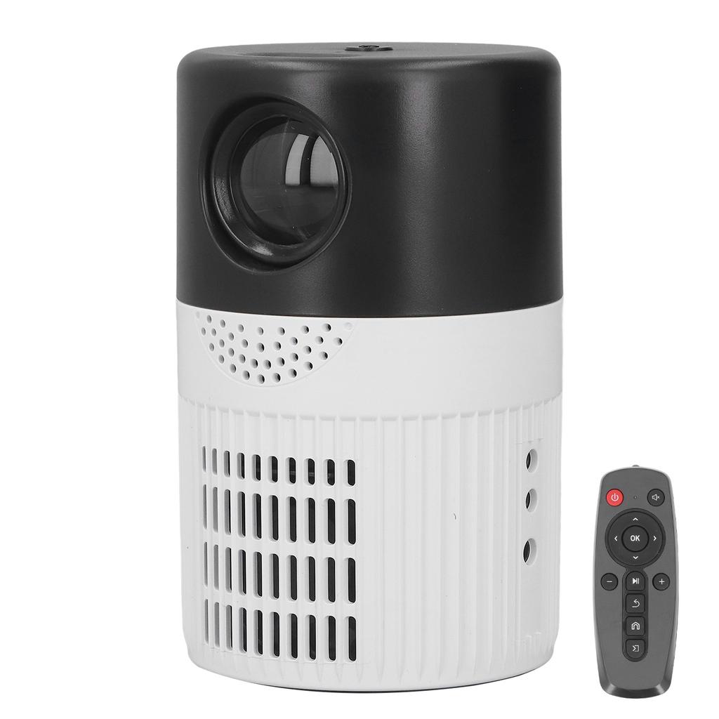 Mini Projector TFT LCD High Definition Dual Fan Portable Home Video Movie Projector 100‑240V UK Plug