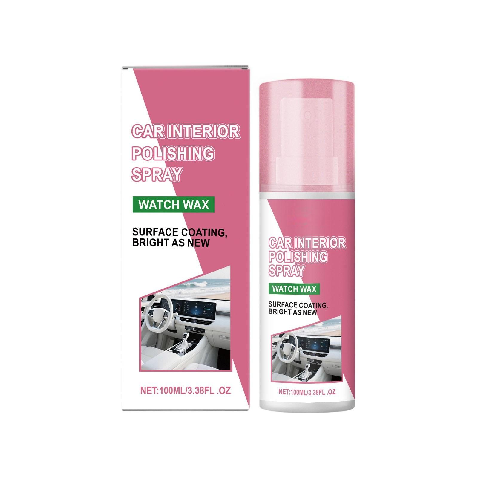 

Car Interior Cleaner; Interior Polishing Spray; Interior Care Spray(100ml) One Size
