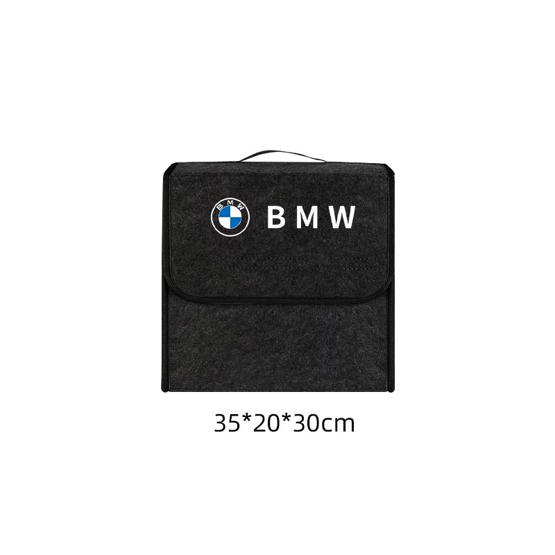 HBSW4 D5D486 Car interior stickers For BMW X3 X5 E36 E39 E46 E60 E90 E90 Felt Storage Bag Folding Organizer Box Trunk Tool Case