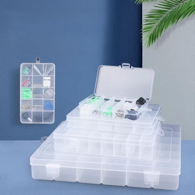 Electronic Component Screw Accessory Packaging Box Transparent PP Plastic Boxes Household Jewelry Miscellaneous Storage Casket