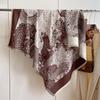 Korean Version Of Imitation Cashmere Scarf Women'S Winter Warmth Thickened Versatile Animal Tassel Square Scarf Shawl Scarf