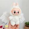 Doll Feather Wing for 15-17cm Labubu Black White Angel Feather Wings DIY Mini Plush Idol Dolls Clothing Outfit Decor Accessories