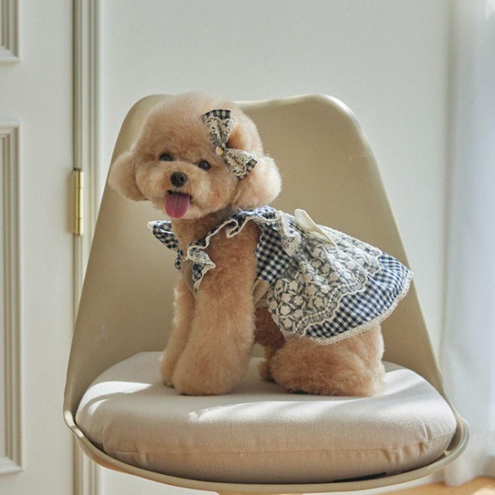 Cotton Dog Vest Flying Sleeve Pet Dress Comfortable Pet Clothes Small Animal