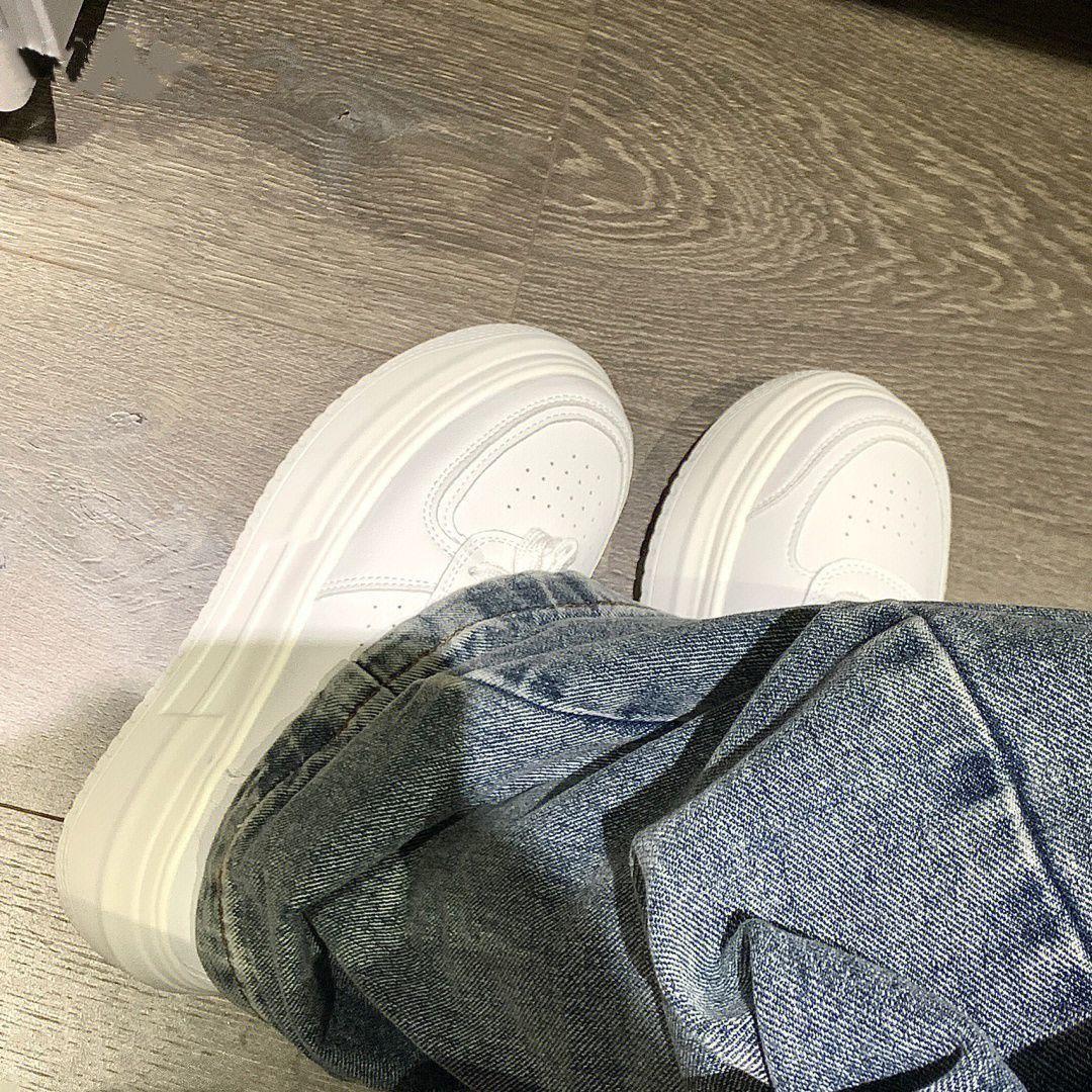 

Thick-soled heightening versatile autumn and winter new original board shoes American niche campus style shoes women 35