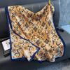 180X90Cm Cashew Flower Cotton Linen Scarf Light And Soft Shawl In Autumn Winter Warm And Sun Protection Beach Towel For Travel