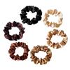 Satin Large Intestine Hair Band Fashionable Ponytail Headband Rose Gold High Elastic Rubber Band Hair Accessories