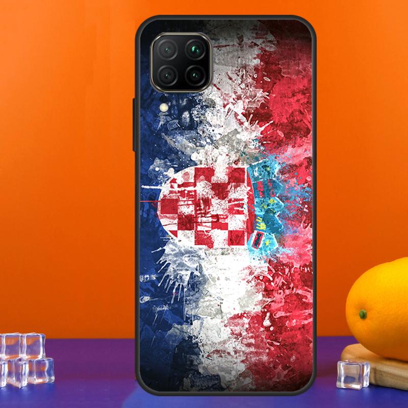 Croatia Flag For Huawei Nova 12s 12i 11i 5T 9 10 SE Y91 Y90 Y60 Y70 Y72 Y61 P60 Pro P20 P40 P30 Lite Case