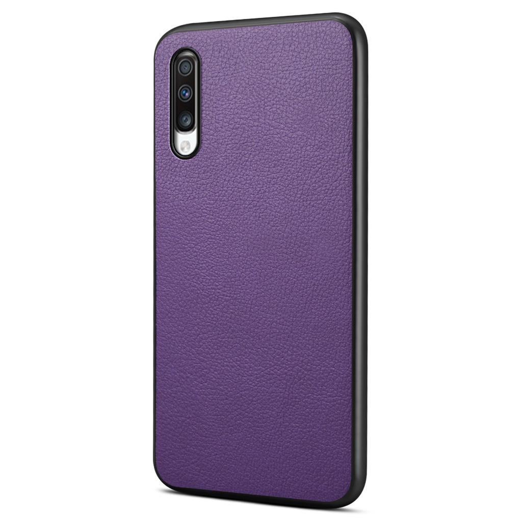 Etui na Samsunga Galaxy A70 z PU skóry, chroniące przed upadkami, pokrowiec na telefon z fakturą skóry cielęcej