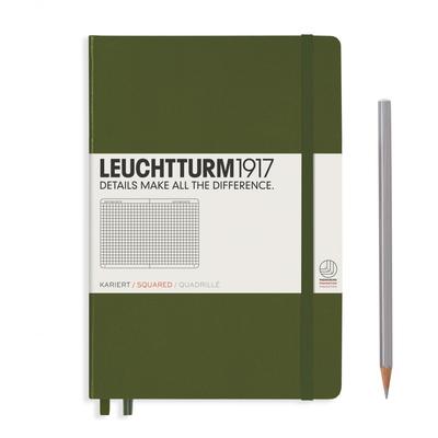 Leuchtturm Notebook A5 Grid Army 348102