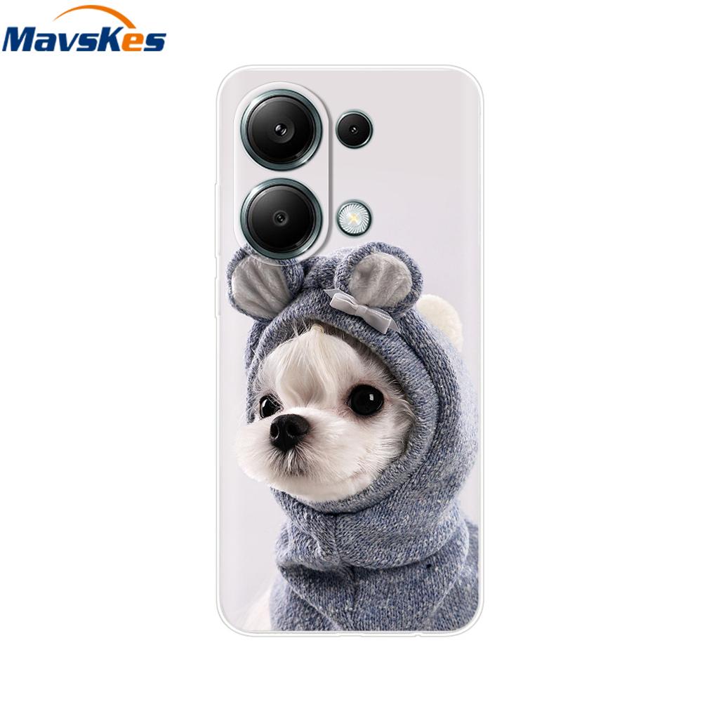 For Poco M6 Pro Case For Xiaomi Poco M6 Pro 4G Cover Fundas Coque Camera Protector Soft Silicone Phone Back Case For Poco M6 Pro