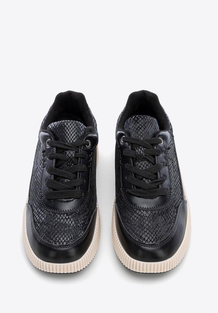 Wittchen Zwarte Dames Sneakers van Eco-Leer