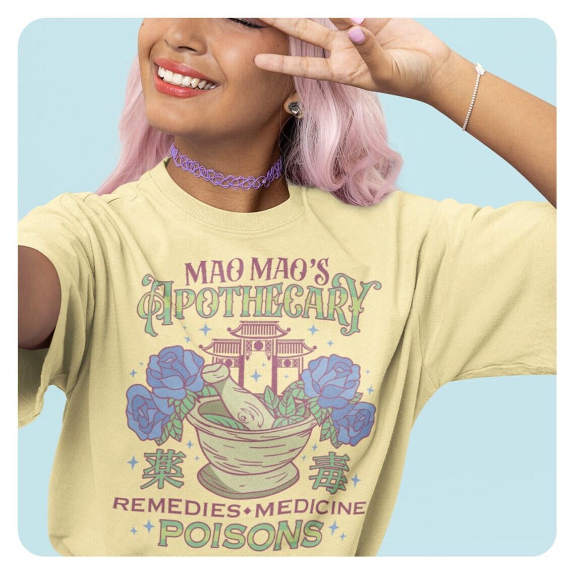 Apothecary Poisons Tee T-Shirt, Kawaii Shirt, Japanese Graphic Tee, Anime Shirt 4XL