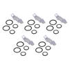 5/10Pcs Magnetic Fishing Hook Keeper Holder Fishing Rod Bait Hanger Fixed Lures Jig Hooks With Rubber Rings Fishing Accessories