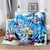 Japane Cartoon D-Digimon Throws Blanket Sofa Hiking Picnic Super Soft Quilt Bed Thermal Cute Anime Flannel Blanket Birthday Gift