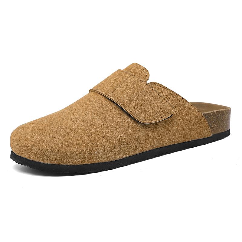 

Half Shoes for Men Mules Semi-Drag Loafers Slippers Open-back Casual Shoes Backless Slides Sandal Lightweight Slip On Flats 2026 39