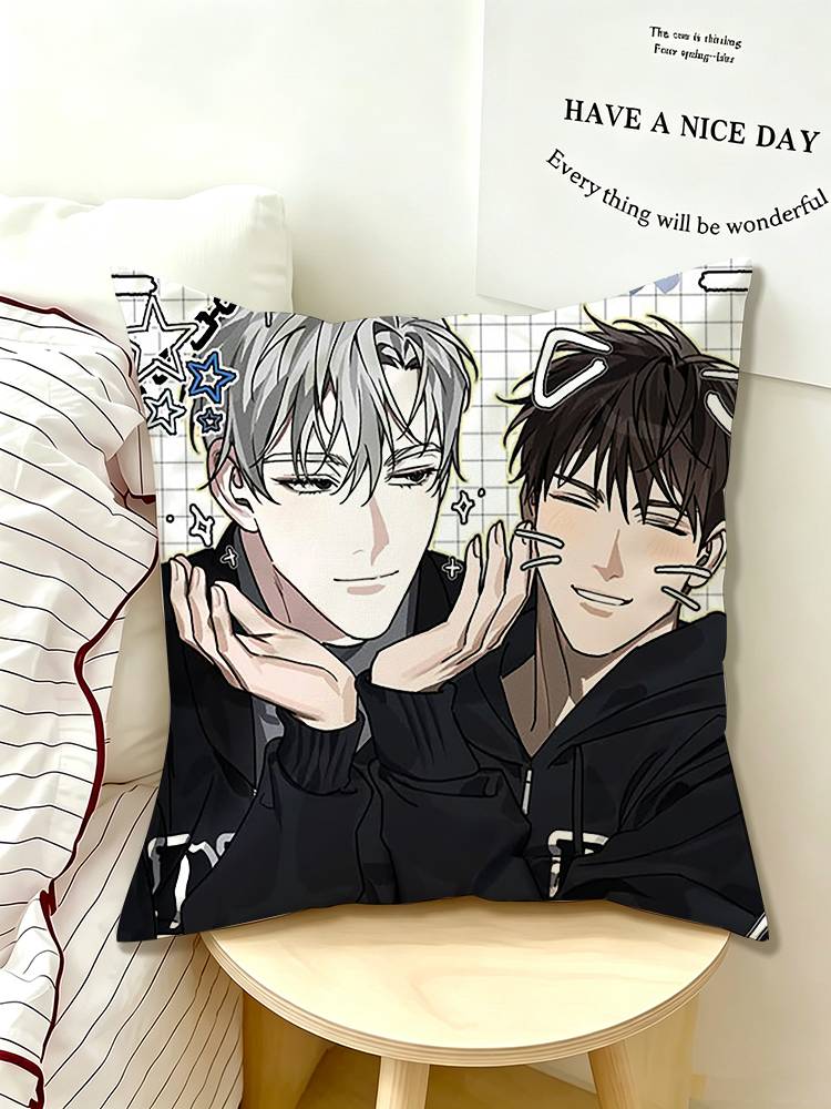 BL M-Manhwa P-Passion Pillow Case Pattern Printed Pillowcase For Living Room Sofa Cushion Cover