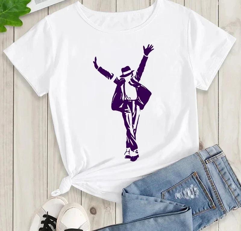 Michael Jackson Graphic Men And Kids TShirt Y2K High Quality Cotton Casual Summer Rock Fashion Short Sleeve Crew Neck Tshirt