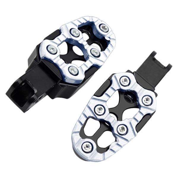 Generic Motorcycle Foot Pegs, Motorbike Footrests Replacement, Easy to Install Spare Parts Motorcycle Foot Rests Pedals