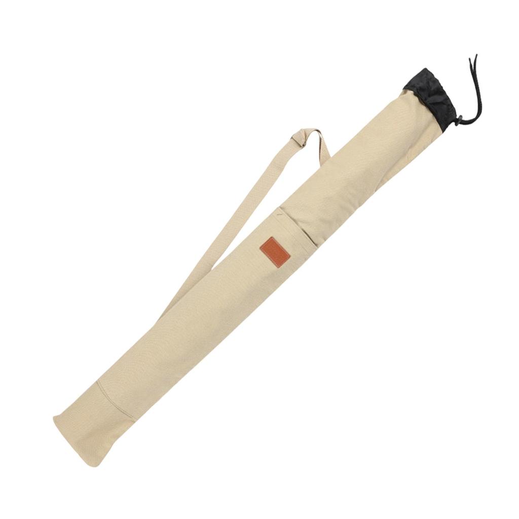 Fishing Rod Resistant Canvas Pouch Lightweight Large Capacity Travel Carry Gear Organizer
