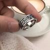Devils Eyes Retro Ring For Men Copper Color Punk Gothic Adjustable Cuff Ring Rock Hiphop Handmade Jewelry Accessories Man Gift