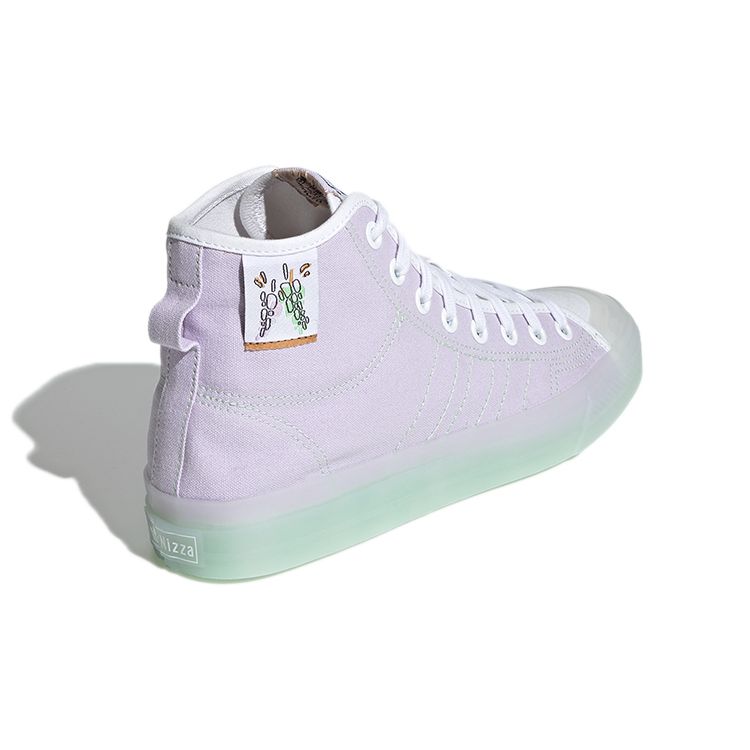 Adidas Nizza High RF Grape Unisex Sneakers Purple Footwear-White Glow-Mint GX2709