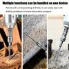 Komplettes Set mit selbstsicherndem Zubehör für Handbohrfutter, elektrischen Hammerwinkelschleifer, elektrischen Schraubenschlüssel-Umrüstkopf