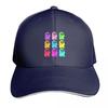 Disco Monster Blobs Baseball Cap Brand Unisex Cap Funny Hats Sun Hat Rave Womens Beach Unisexs