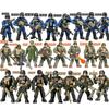 World War Army Military Soldiers Special Forces Model Assemble Building Blocks Bricks Detailed Education Model DIY Birthday Toys