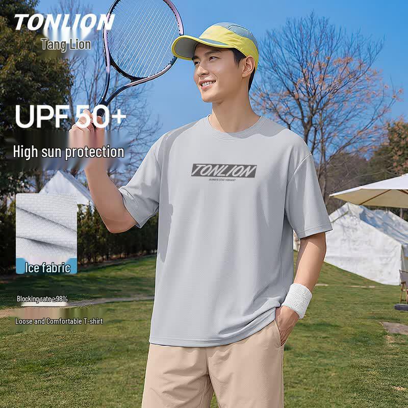 

TonLion Men s Summer Ice Feel T-Shirt 3XL