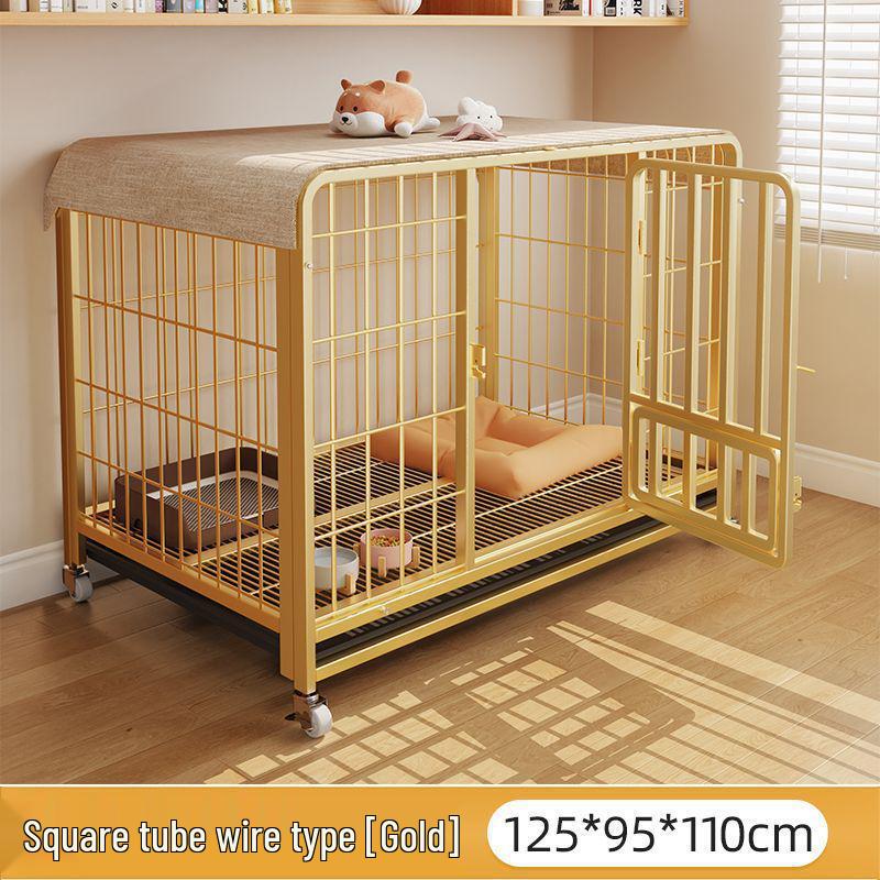 Extra Large Dog House with Toilet Separation for Golden Retrievers, Medium Dogs, Small Dogs, Teddy, and Bichon Breeds