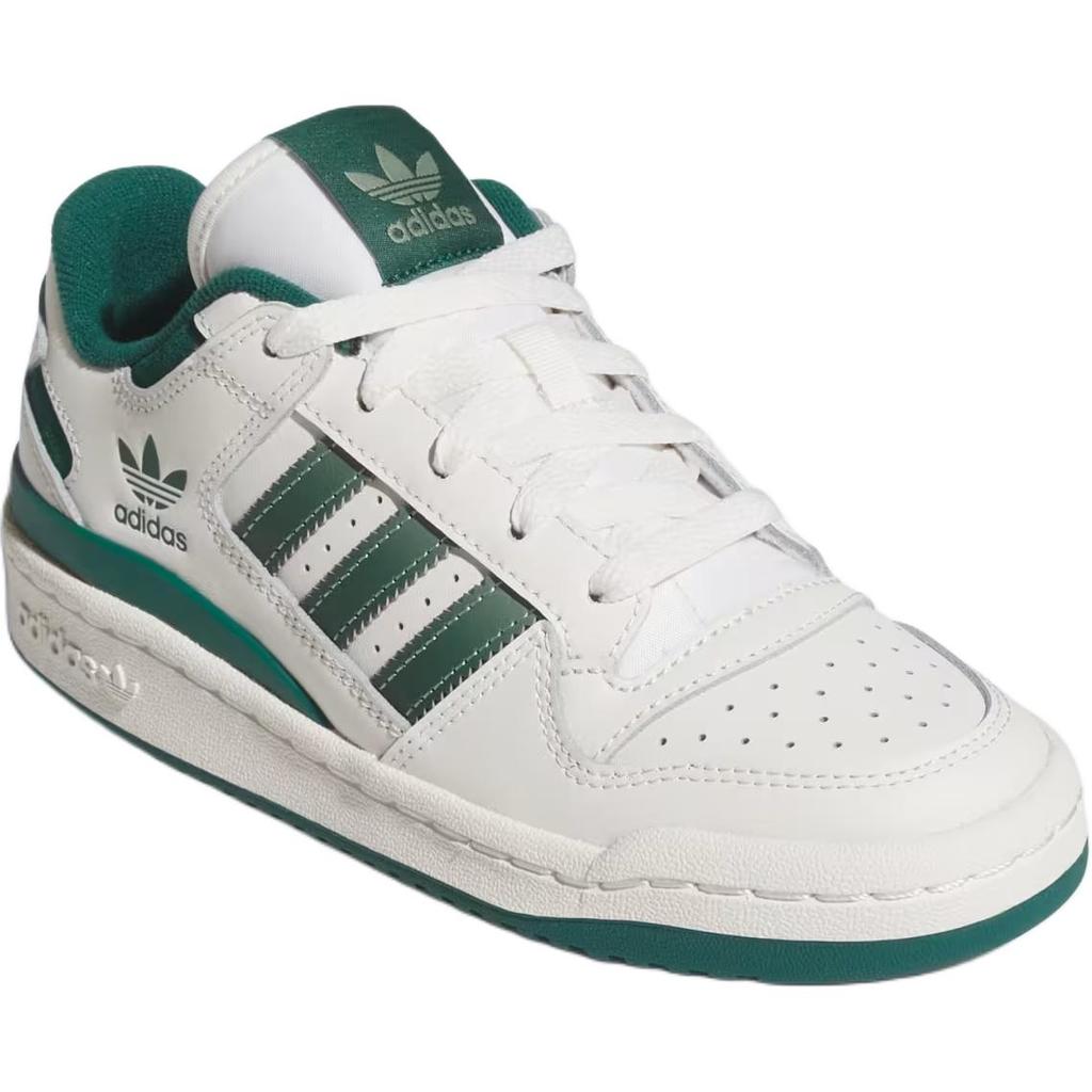 adidas Zapatillas para Niños Forum Low CL J Blanco Verde Colegiado Blanco Nube Plateado-Verde JI0404
