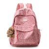 SchoolbagYX high-value leopard print backpack female college student daily commuter backpack high school junior high school large-capacity schoolbag