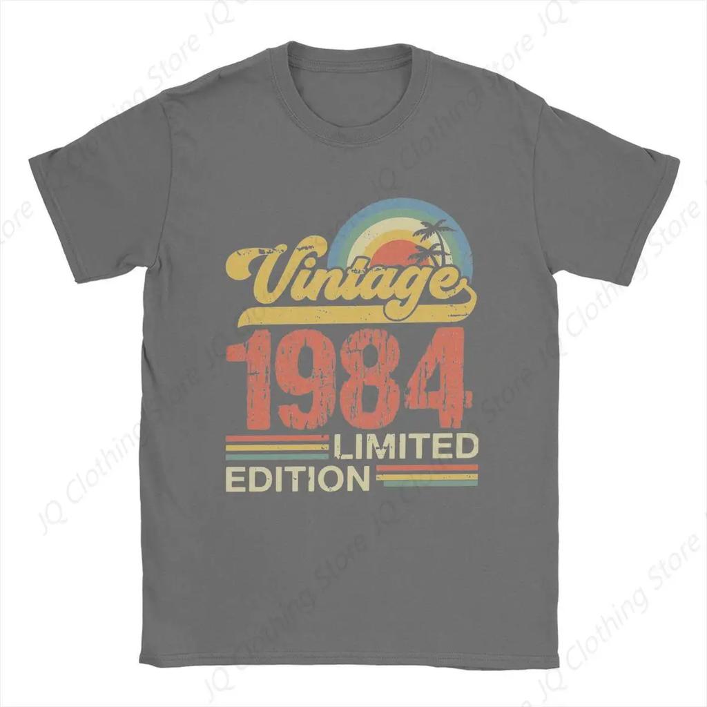 Fun 1984 Birthday 50 Years Old T Shirt Men Women 100% Cotton 50th Gift Tee Shirt Adult Clothes