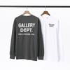 Retro trendige Marke gallery dept Los Angeles Buchstabendruck Rundhals Langarm-T-Shirt, lockerer Pullover für Herren und Damen