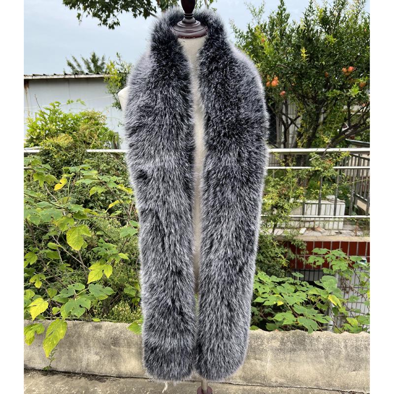 Winter Veelzijdige Faux Fur Sjaal - Warme Furry Nekwarmer voor Dames