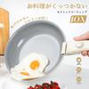 MICHELANGELO Frying Pan Set (20cm, 24cm, 28cm) - Induction and Gas Stove Compatible - Ceramic Coating - Detachable Handle - Lightweight - Durable
