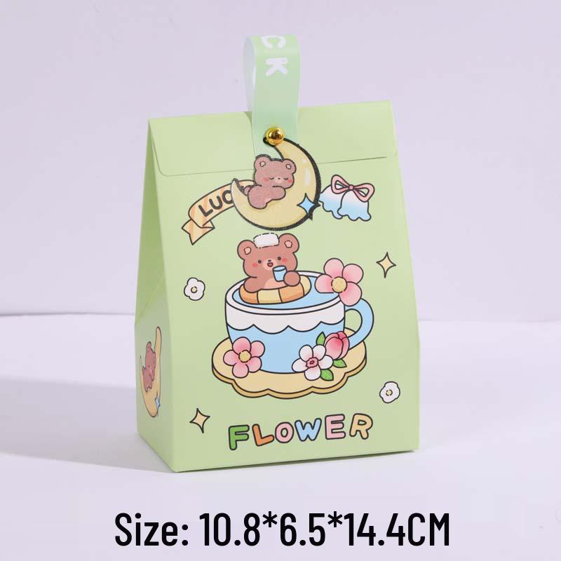 

День Циси Детский подарочный пакет со сладостями: День рождения, Вечеринка, Свадебный подарок - Мультяшные закуски Size: 10.8*6.5*14.4CM